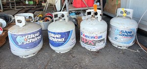 (4) Propane tanks