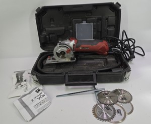Platinum Compact Circular Saw Kit with Carrying Case & Saw Blades