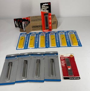 Utility Knife Replacement Blade Group with OLFA, American Line, Tool Shop & Ace