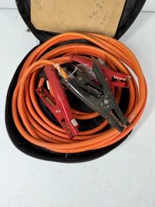 Heavy-Duty Automotive Jumper Cables with Battery Clamps & Storage Case