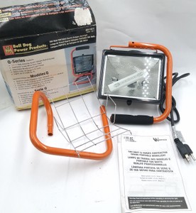 Bull Dog Power Products Q-Series 500W Portable Quartz Halogen Work Light Model QL-1