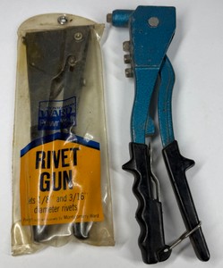 Montgomery Ward Powr-Kraft Rivet Gun with Heavy-Duty Hand Riveter