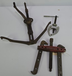 Vintage Automotive Gear & Bearing Pullers with Specialty Service Tools