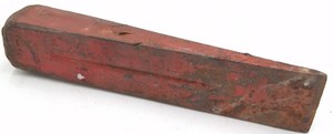 Vintage Heavy Steel Log Splitting Wedge