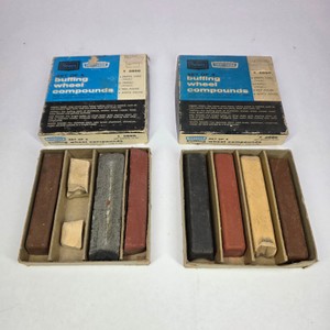 Vintage Sears Craftsman Buffing Wheel Compounds Sets