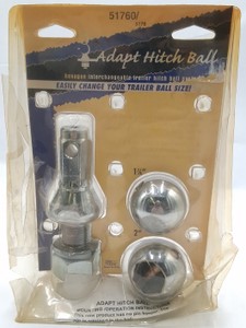 Adapt Hitch Ball Interchangeable Trailer Hitch Ball System  Made in USA
