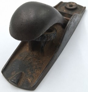 Vintage Cast Iron Block Plane with Adjustable Cutter