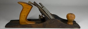 Vintage Bailey-Style No. 5 Jack Plane with Wood Tote & Front Knob