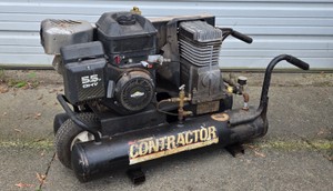Coleman Powermate Contractor Gas-Powered Air Compressor 5.5 HP Briggs & Stratton OHV