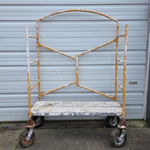 Rolling Baker-Style Scaffold Platform