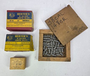 Vintage Herters, Jordan & Cast Lead Reloading Bullet Components