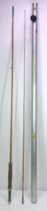 Vintage Actionrod Model 1580 HCH-D Line Fishing Rod with Metal Storage Tube