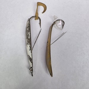 Vintage Johnson Silver Minnow Weedless Spoon Fishing Lures