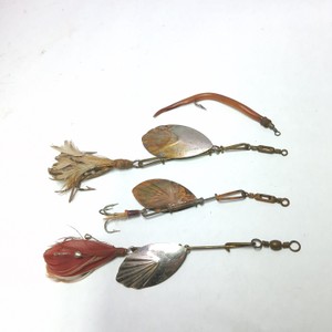 Vintage Musky Spinner & Bucktail Fishing Lure Group