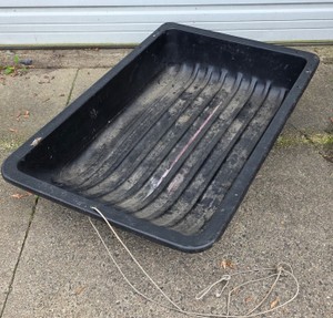Heavy-Duty Plastic Utility Sled  Cargo Hauling Sled 