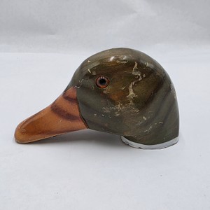 Vintage Carved Wooden Duck Decoy Head