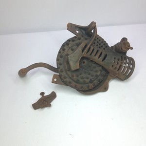 Antique Cast Iron Hand-Crank Corn Sheller
