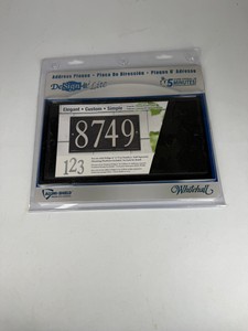 Whitehall Design-it Address Plaque Kit