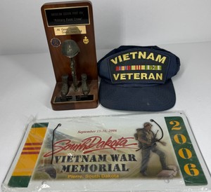 Vietnam Veteran Memorial Memorabilia Group  American Legion Post 104, South Dakota
