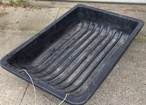 Heavy-Duty Plastic Utility Sled  Cargo Hauling Sled