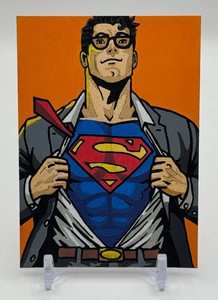 Superman 11 Custom Sketch Card Autographed by Sid Wayne (Worked on Elvis Presley Films & Its A Bird Its A Plane Its Superman Musical in 1966)