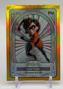 Elastigirl 1150 Gold Topps Pixar Card