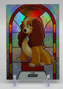 Lady 2675 Stained Glass Topps Kakawow Disney Card
