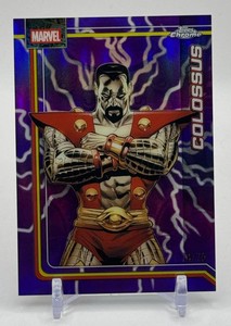 Colossus 7475 Purple Topps Chrome Marvel Card