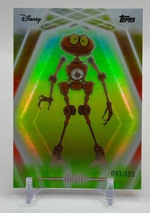 B.E.N. 093199 Lime Green Topps Disney Card
