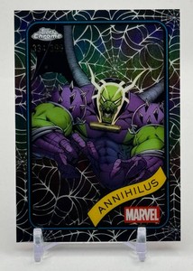 Annihilus 334399 Black Web Topps Chrome Marvel Card