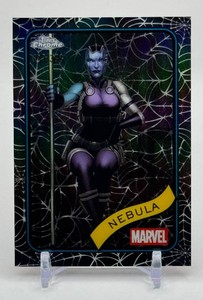 Nebula 017399 Black Web Topps Chrome Marvel Card