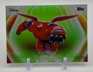 Baymax 086199 Lime Green Topps Disney Card