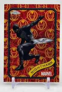 Nighthawk 003100 Red Lazer Topps Chrome Marvel Card