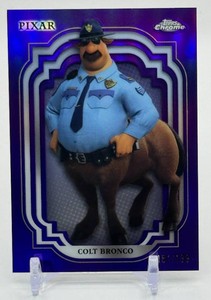 Colt Bronco 181199 Purple Topps Chrome Pixar Card