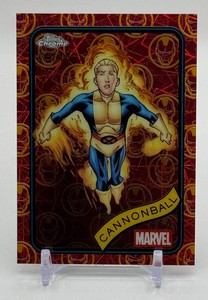 Cannonball 072100 Red Lazer Topps Chrome Marvel Card