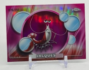 Jacques 076250 Pink Topps Chrome Pixar Card