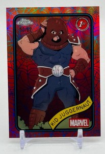 Kid Jaggernaut 5062 Red Webs 1st Appearance Topps Chrome Marvel Card