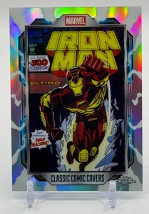 Classic Comic Covers Iron Man Topps Chrome Marvel Card