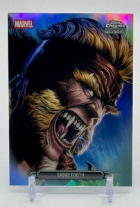 Sabretooth Fanfare Topps Chrome Marvel Card