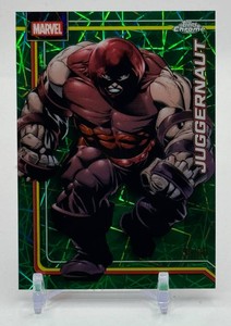 Juggernaut 6699 Green Lazer Topps Chrome Marvel Card