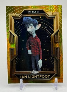 Ian Lightfoot 085100 Gold Hyper Topps Chrome Pixar Card