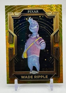 Wade Ripple 010100 Gold Hyper Topps Chrome Pixar Card