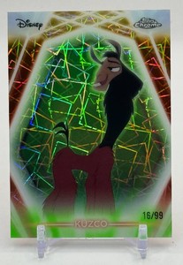 Kuzco Lime 1699 Lime Green Lazer Topps Chrome Disney Card