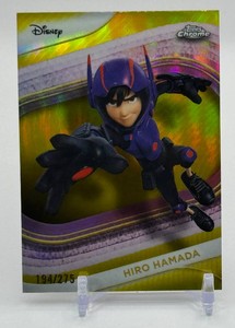 Hiro Hamada 194275 Yellow Topps Chrome Disney Card