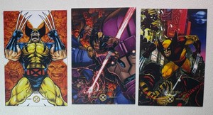 3-Card Vintage Wolverine Lot