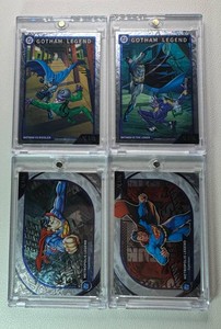 SupermanBatman 4-Card DC Insert Lot
