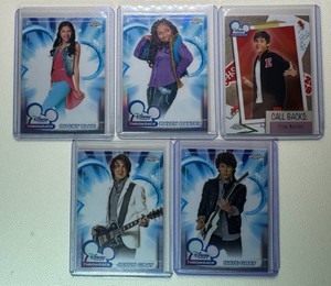 5-Card Disney Channel Throwback Topps Chrome Card Lot