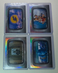4-Card Iconic Moments Topps Chrome Pixar Card Lot