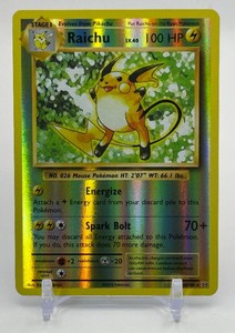 Raichu Holo Pokemon Trading Card