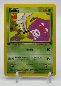 Koffing 1st Editoin Pokemon Trading Card
